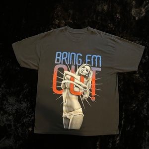 Two in the Shirt T.I.T.S. "Bring ‘Em Out" Nikki Benz shirt XL Black